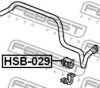 HONDA 51306S3N901 Stabiliser Mounting